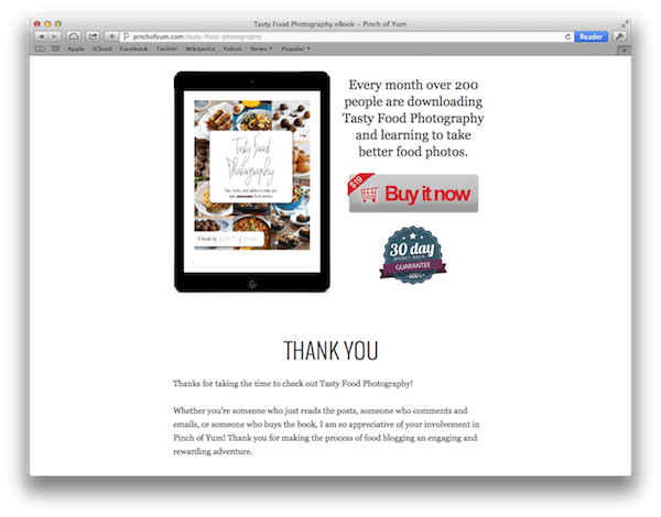 Below the Fold - Final Content on Sales Page.
