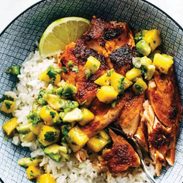 BBQ Salmon Bowls pin.