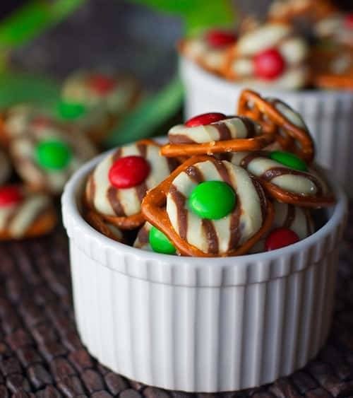 Holiday Pretzel Bites