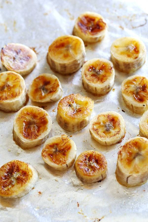 Caramelized Bananas.